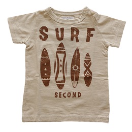 jeans b. 2nd　SURF　T シャツ(オフベージュ)