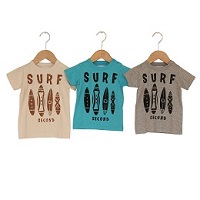 jeans b. 2nd　SURF　T シャツ(サックス)