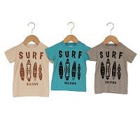 jeans b. 2nd　SURF　T シャツ(杢グレー)