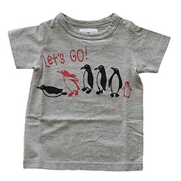 jeans b. 2nd　PENGUIN　T シャツ(杢グレー)