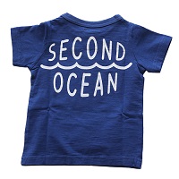 jeans b. 2nd　　OCEAN　T シャツ(ブルー)