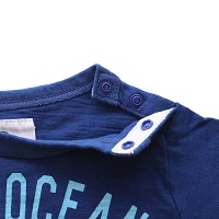 jeans b. 2nd　　OCEAN　T シャツ(ブルー)