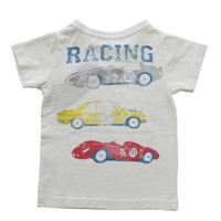 jeans-b. 2nd racing Tシャツ (オフホワイト)